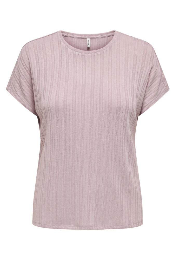 ONLIRINA S/S O-NECK TOP JRS NOOS 15349079 VIOLET ICE